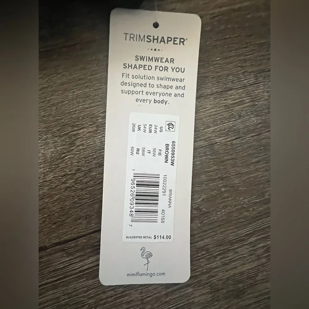Trimshaper‎ Brianna Swim Dress- Size 24W